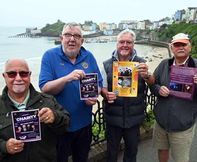 Tenby tribute night for charity this summer