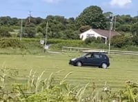 WATCH: Who's the VW 'numpty' churning up a local football pitch