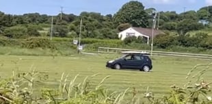 WATCH: Who's the VW 'numpty' churning up a local football pitch