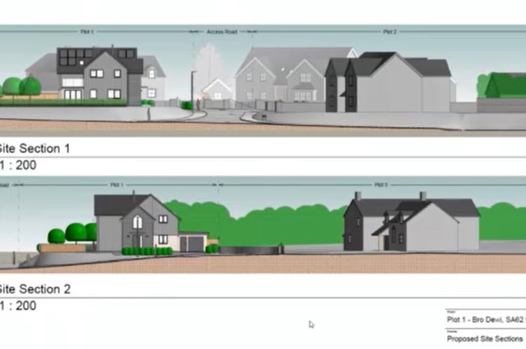 A Pembrokeshire councillor's relative has been granted permission to develop a four-bedroom home in Puncheston, following a unanimous decision by the planning committee.