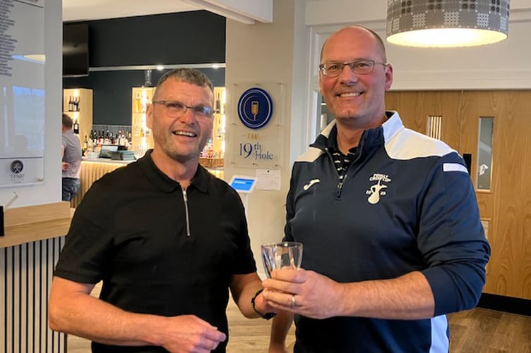 Nicky Rees and best guest Joost Geertman