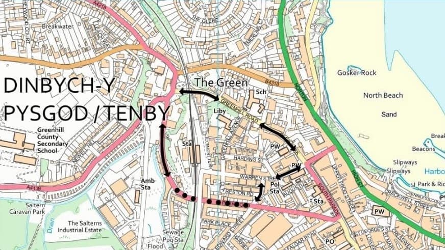 Temporary road closure for Tenby to allow for water work repairs ...