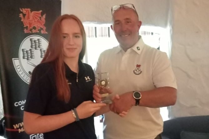 Girls’ Order of Merit Medal winner Sophie Lawrence