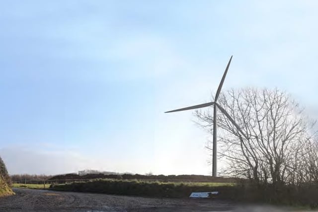 100m wind turbines planned near Bluestone