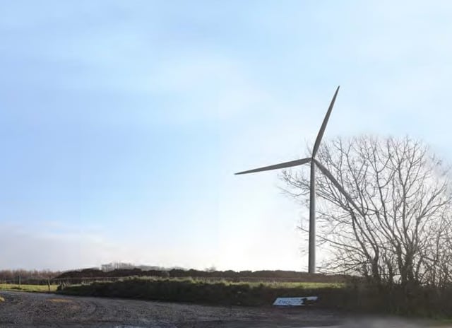 100m wind turbines planned near Bluestone