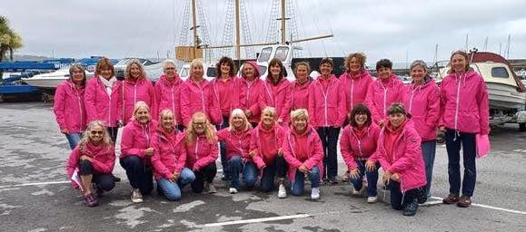 The ladies from Côr y Môr - Saundersfoot’s Welsh choir will be performing at the new produce market at the seaside village’s harbour on June 17.