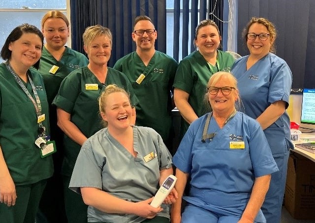 New vein-finding equipment aids NHS staff