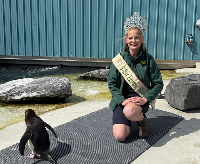 Folly Farm zoo keeper crowned 'Miss Earth Wales'