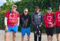 Childhood friends' 225-mile charity walk reaches Tenby and Saundersfoot