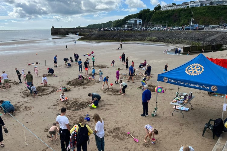“Well done to all those who came along this morning for our first Saundersfoot Rotary Sandcastle Competition of 2025!“ said a spokesperson.