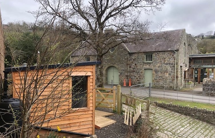 Emma Williams seeks permission to retain a timber storage shed used for a mobile pizza oven at The Mill, Mill Street, St Dogmaels. Picture: Johnston Planning Ltd documents.