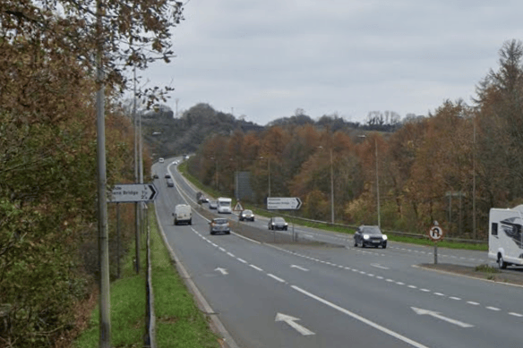 The A477 at Stepaside