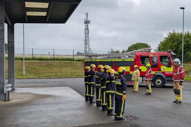 Passing Out Parade, Amman Valley Fire Station