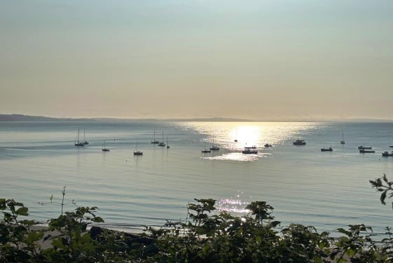 The yachts set off on Sunday morning