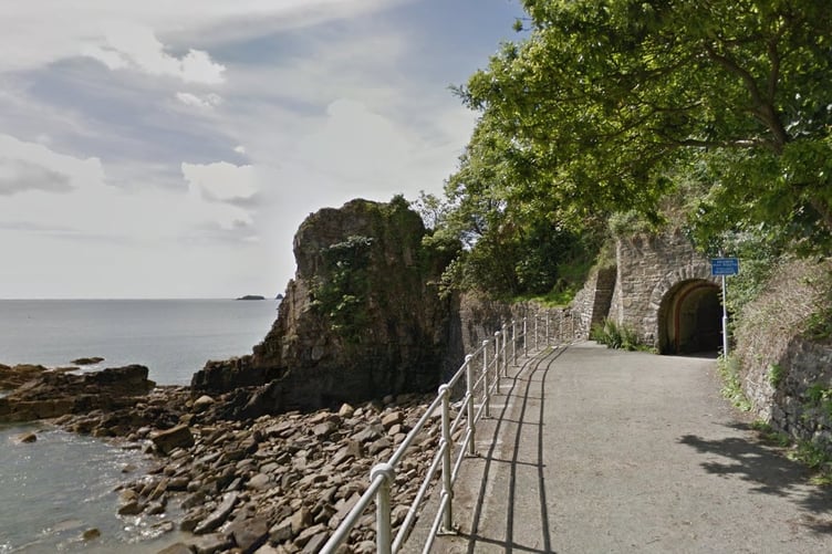 Tunnel entrance on the Wiseman’s Bridge - Coppett Hall walk