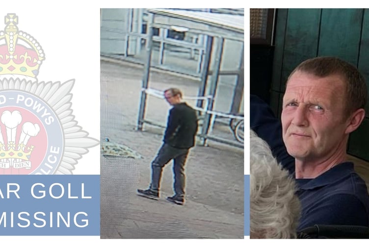 Gareth is 52, and described as around 5ft 5in tall, of slim build, with brown hair. He is believed to be wearing a black top and trousers, and might be wearing black reading glasses.