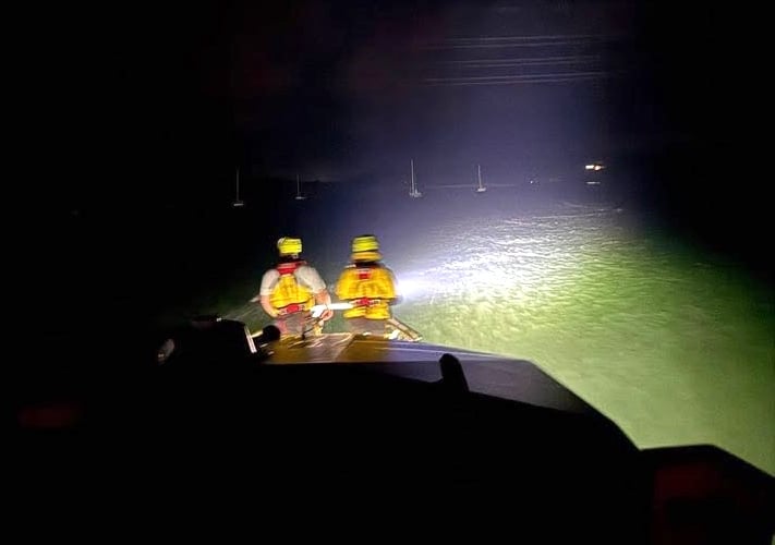 Angle RNLI volunteers faced a challenging week, responding to five separate emergency calls, including incidents on the Cleddau Bridge and assisting a yacht with engine failure.