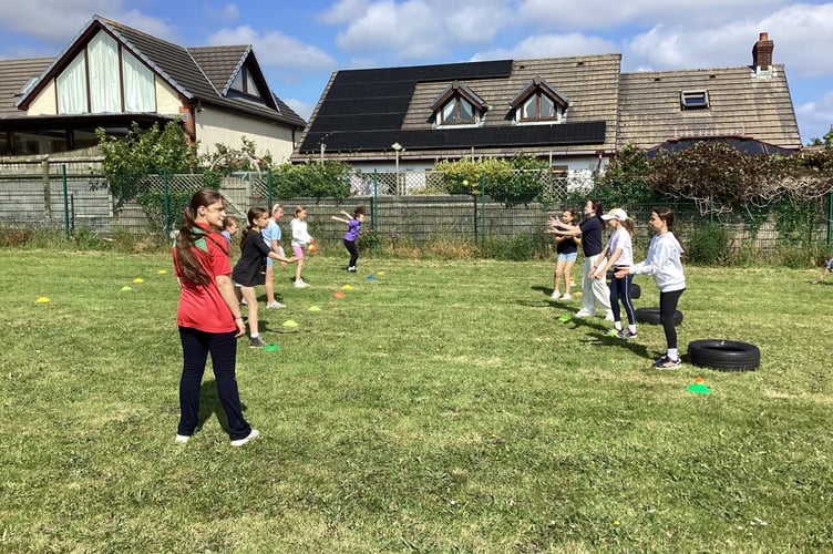 The pupils enjoyed a range of sports including rugby, cricket, hockey, archery and golf