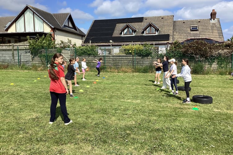 The pupils enjoyed a range of sports including rugby, cricket, hockey, archery and golf
