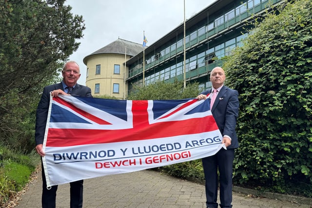 Pembrokeshire flying the flag for Armed Forces Day 