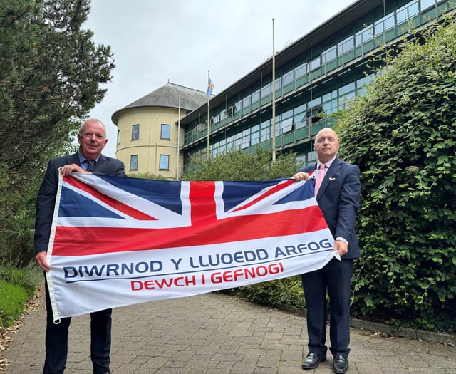 Pembrokeshire flying the flag for Armed Forces Day 