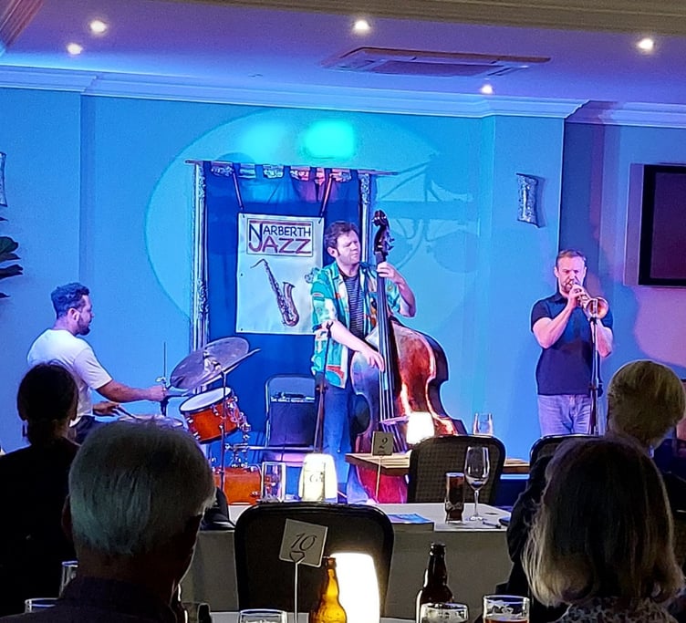The Tomos Williams Trio at the Plas Hotel, Narberth, May 30, 2025