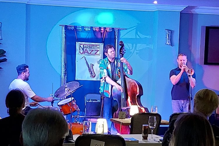 The Tomos Williams Trio at the Plas Hotel, Narberth, May 30, 2025
