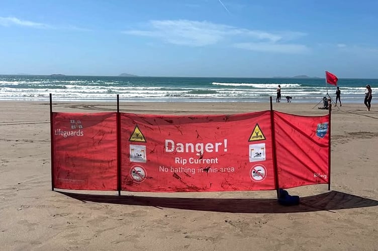 On Friday, June 27 RNLI lifeguards on duty at Newgale and Whitesands beaches were called upon to rescue five people and assist a further seven from rip currents, all of which were executed outside of the flagged zones set up.