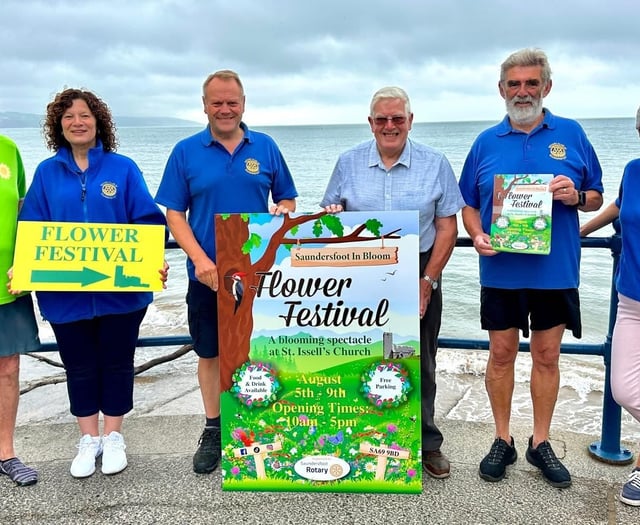 Saundersfoot in Bloom volunteers prepare for summer season