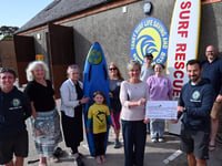 Tenby Surf Lifesaving Club receives £500 boost