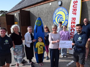 Tenby Surf Lifesaving Club receives £500 boost
