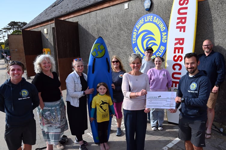 Swim donation Tenby