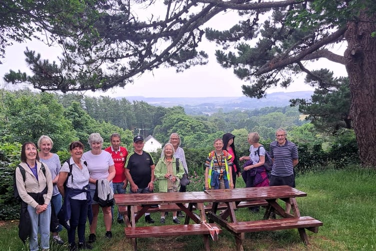 Speedies pictured on June 21 at Allen’s View, just off the Pembrokeshire coast path between Tenby and Waterwynch