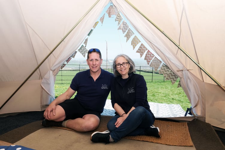 Thanks to guidance from Business Wales, Pembrokeshire-based glamping company Nights Under Canvas has upcycled its business practices.
