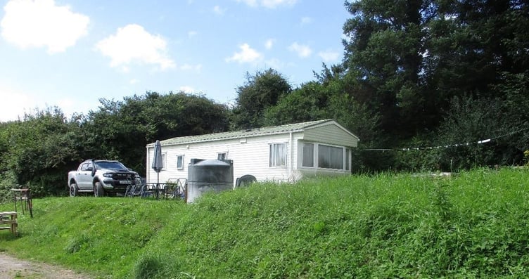 The existing welfare unit at Greenfields, New Road, Freystrop, near Haverfordwest. Picture: Hayston Developments & Planning Ltd