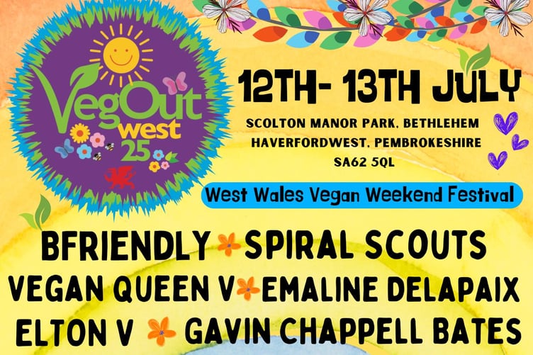 Scolton VegOut West 2025 poster