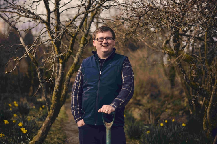 Carmarthenshire TV gardener Adam Jones