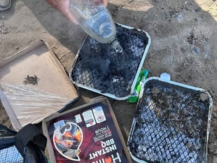 Council warns against dangerous use of disposable barbecues