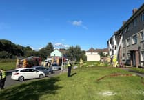 Fire caused by discarded cigarettes in Haverfordwest