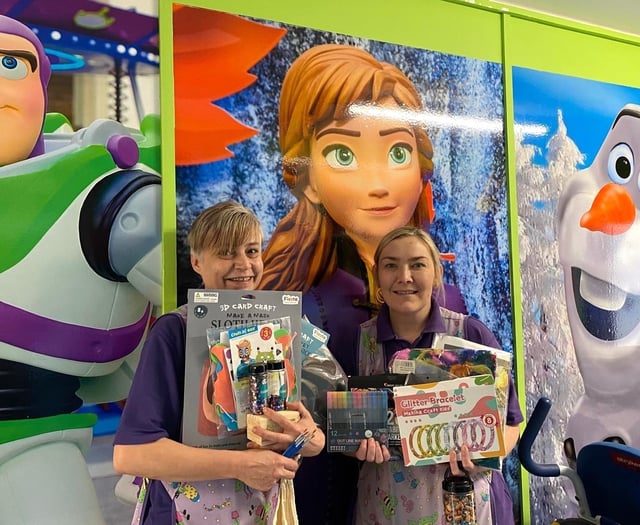 Play resources funded for Glangwili children’s ward