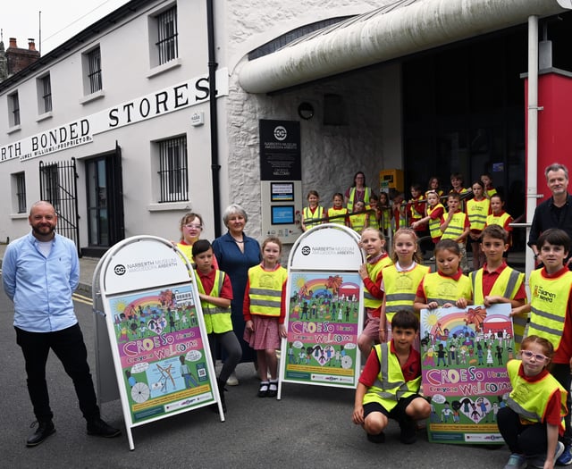 Narberth Museum joins school for anti-racism message