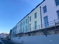 Former Fourcroft Hotel in Tenby unveils its new colours