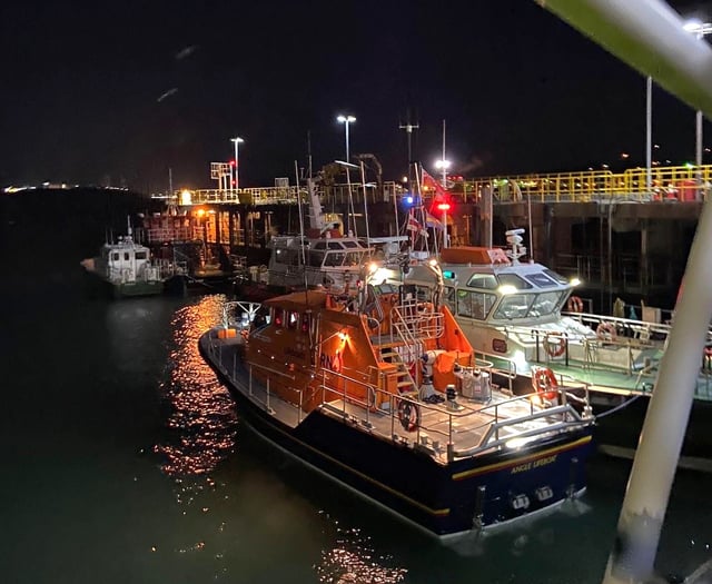 Late night life saved for Angle RNLI