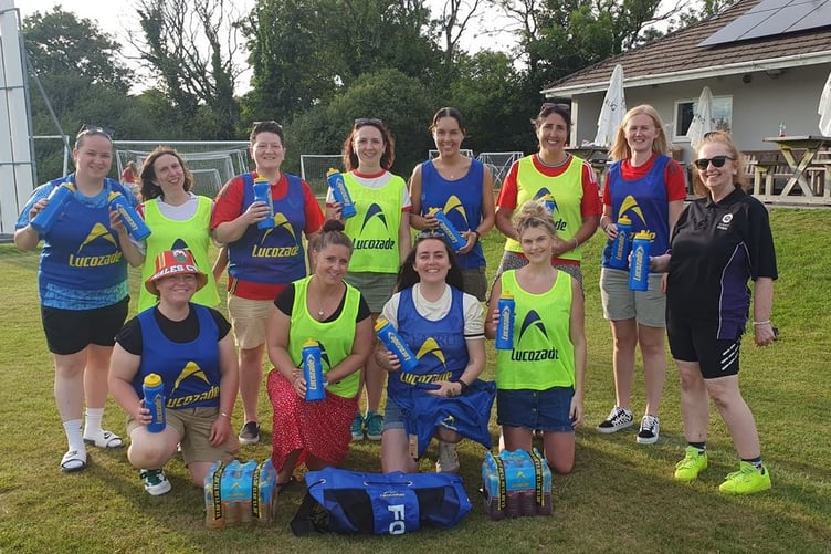 The team with the Lucozade Sports Kit