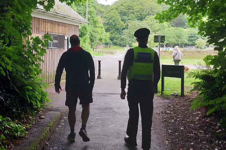 Recently, before the summer season kicked in, Cllr Chris Williams joined two village walkabouts with local Police Community Support Officers (PCSOs). 