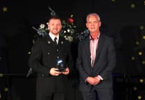 Carmarthenshire police officer honoured for bravery after heroic car rescue