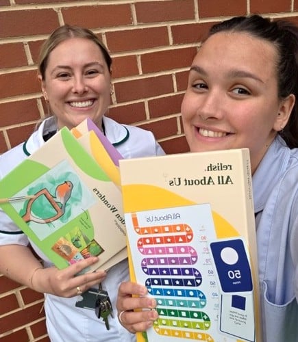 Pictured above: Lara Schmidt, Occupational Therapist and Lisa Thomas, Occupational Therapy Technician.