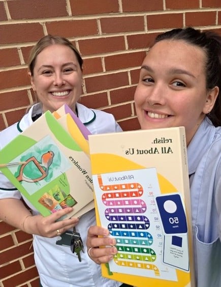 Pictured above: Lara Schmidt, Occupational Therapist and Lisa Thomas, Occupational Therapy Technician.