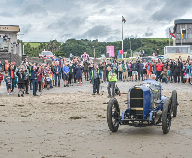 Sunbeam Blue Bird's 100th anniversary at Pendine