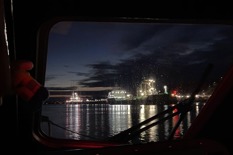 A police incident and a vessel fire led to back-to-back shouts overnight for Angle RNLI